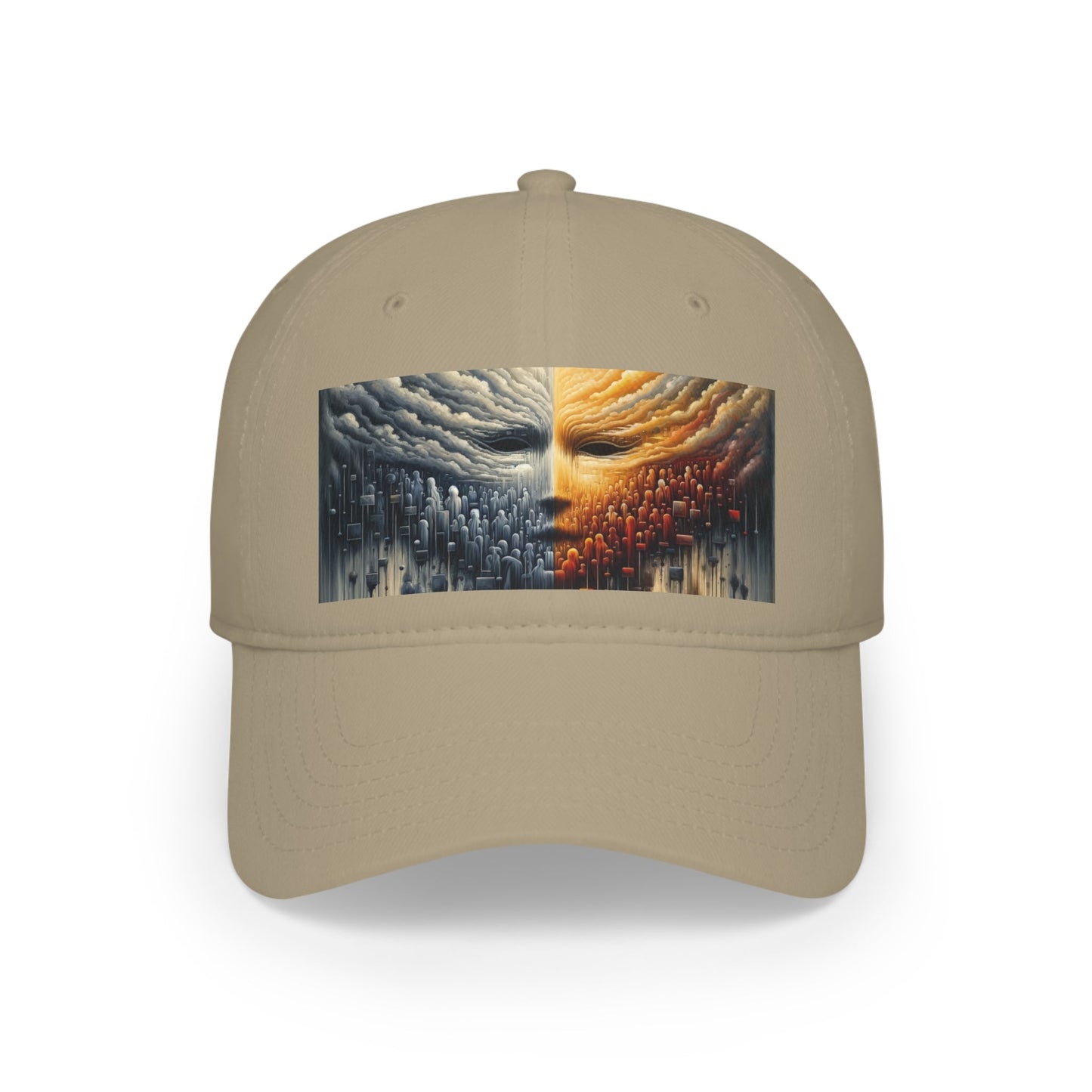 Subdued Revolutionary Currents Low Profile Baseball Cap - ATUH.ART