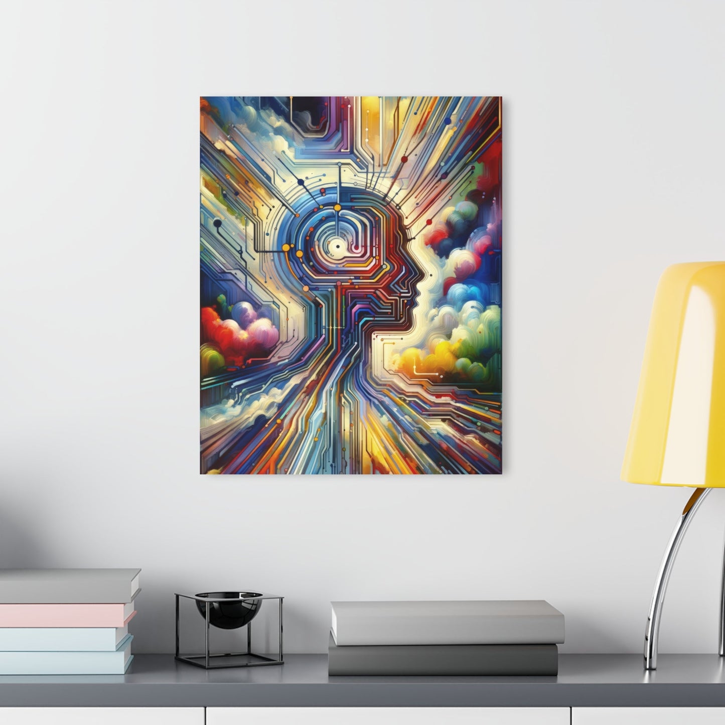Supportive Digital Empathy Acrylic Prints (French Cleat Hanging) - ATUH.ART