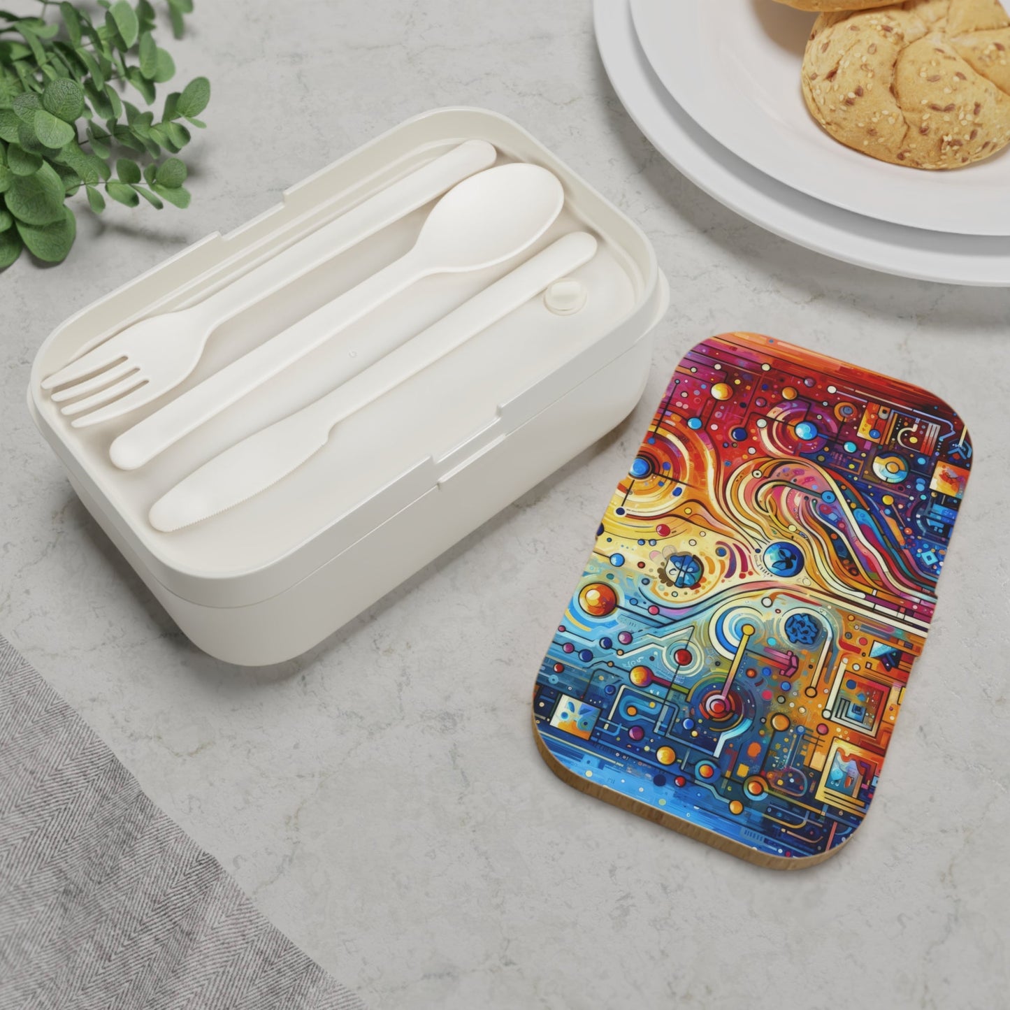 Supportive Divided Empathy Bento Lunch Box - ATUH.ART