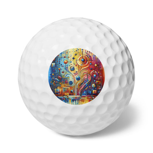 Supportive Divided Empathy Golf Balls, 6pcs - ATUH.ART