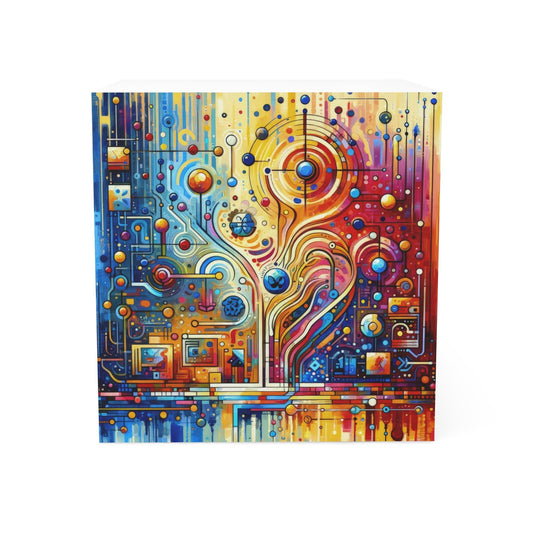 Supportive Divided Empathy Note Cube - ATUH.ART