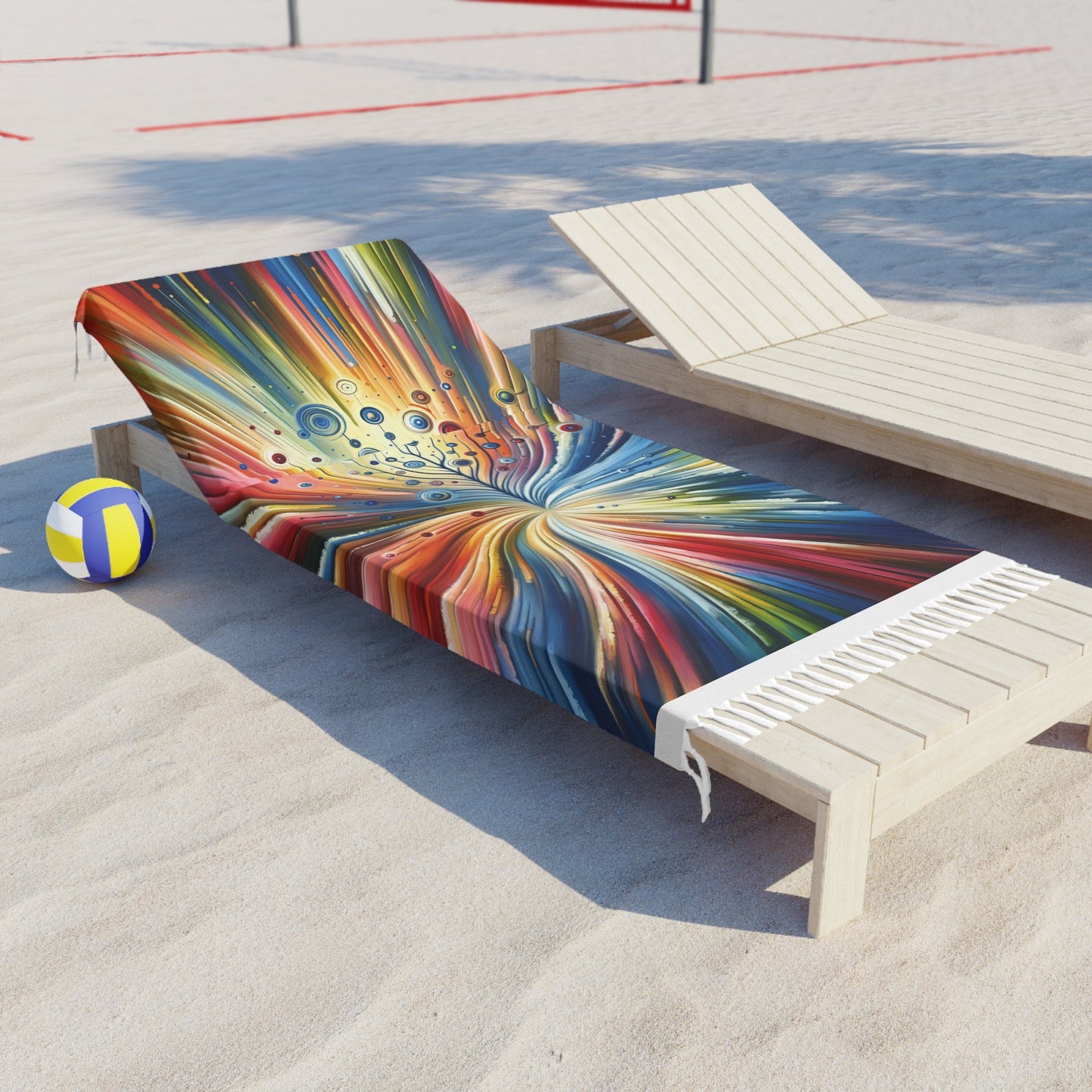 Sustainable Ripple Abstract Boho Beach Cloth - ATUH.ART