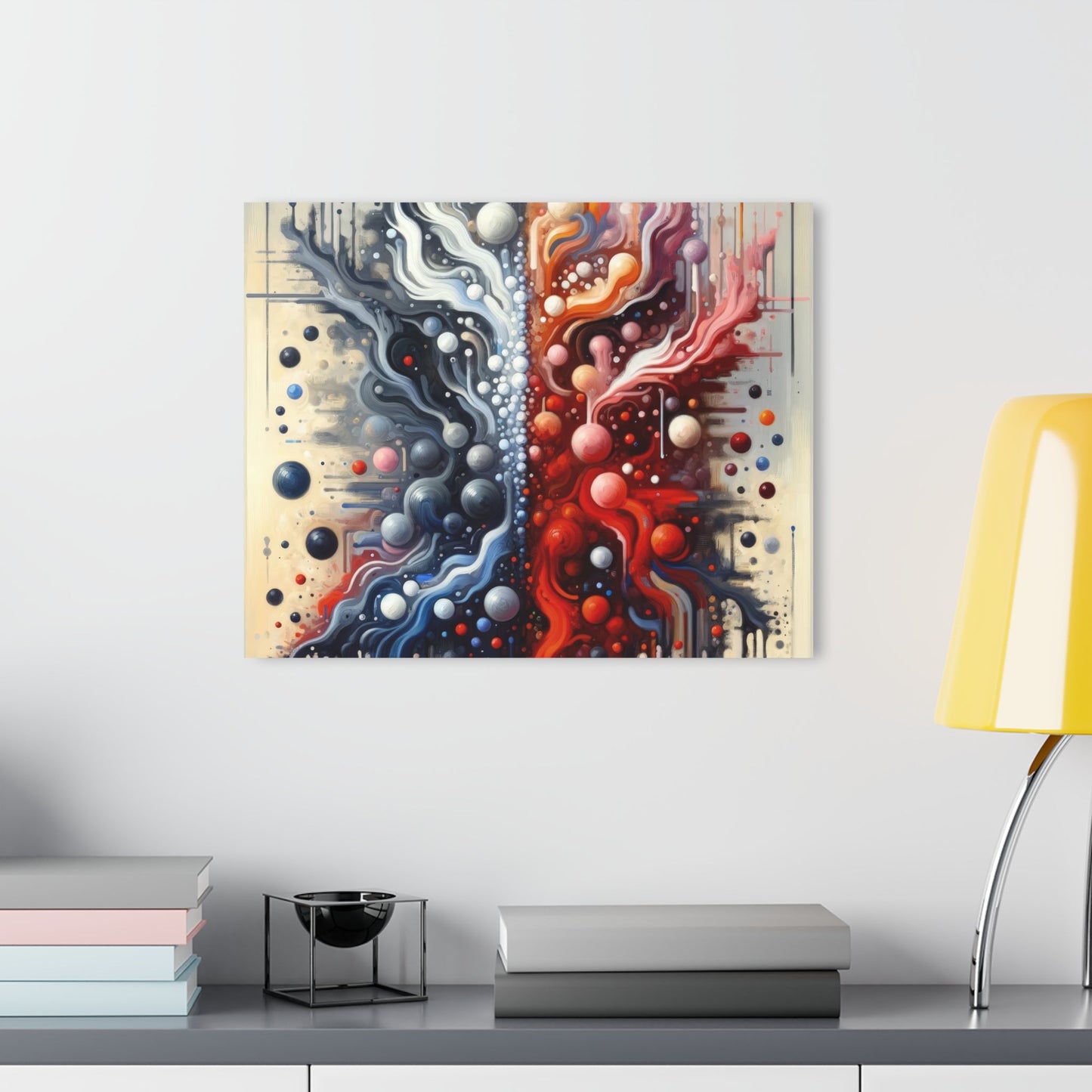 Symbiotic Exchange Abstract Acrylic Prints (French Cleat Hanging) - ATUH.ART