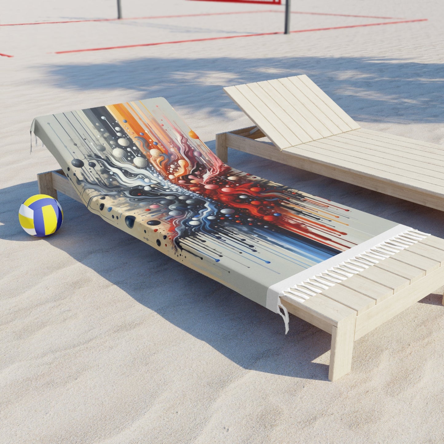 Symbiotic Exchange Abstract Boho Beach Cloth - ATUH.ART