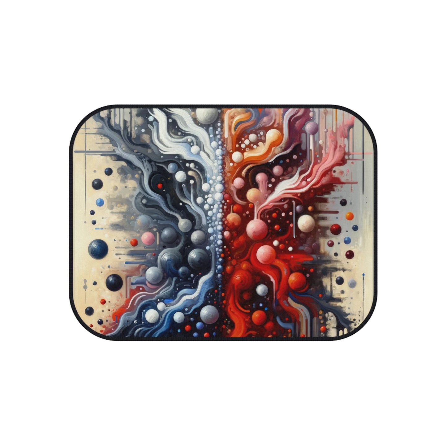 Symbiotic Exchange Abstract Car Mats (Set of 4) - ATUH.ART