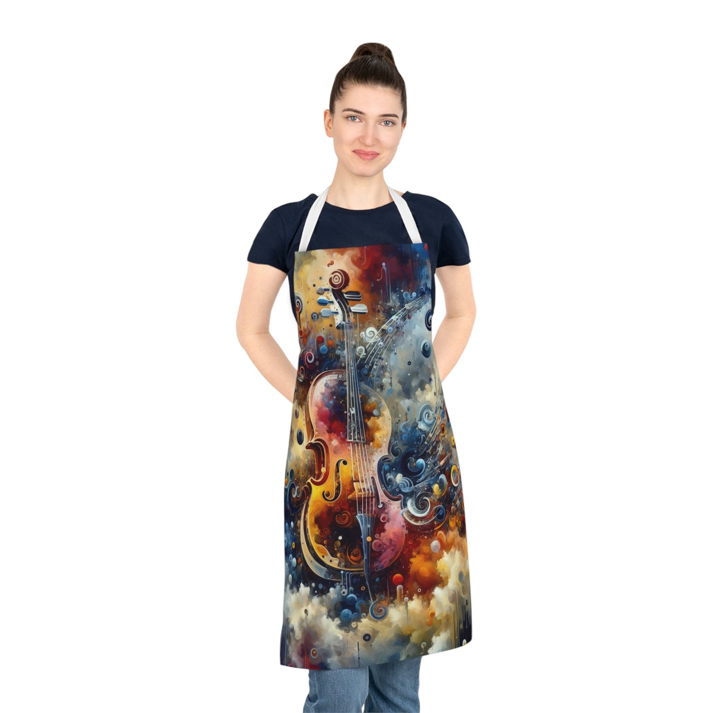 Symphonic Choices Canvas Adult Apron (AOP) - ATUH.ART