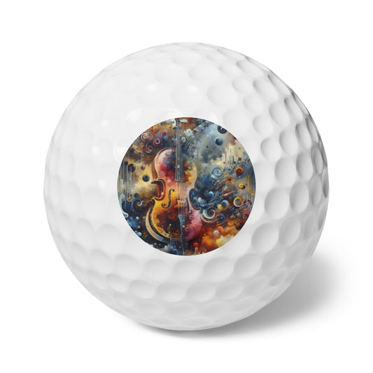 Symphonic Choices Canvas Golf Balls, 6pcs - ATUH.ART