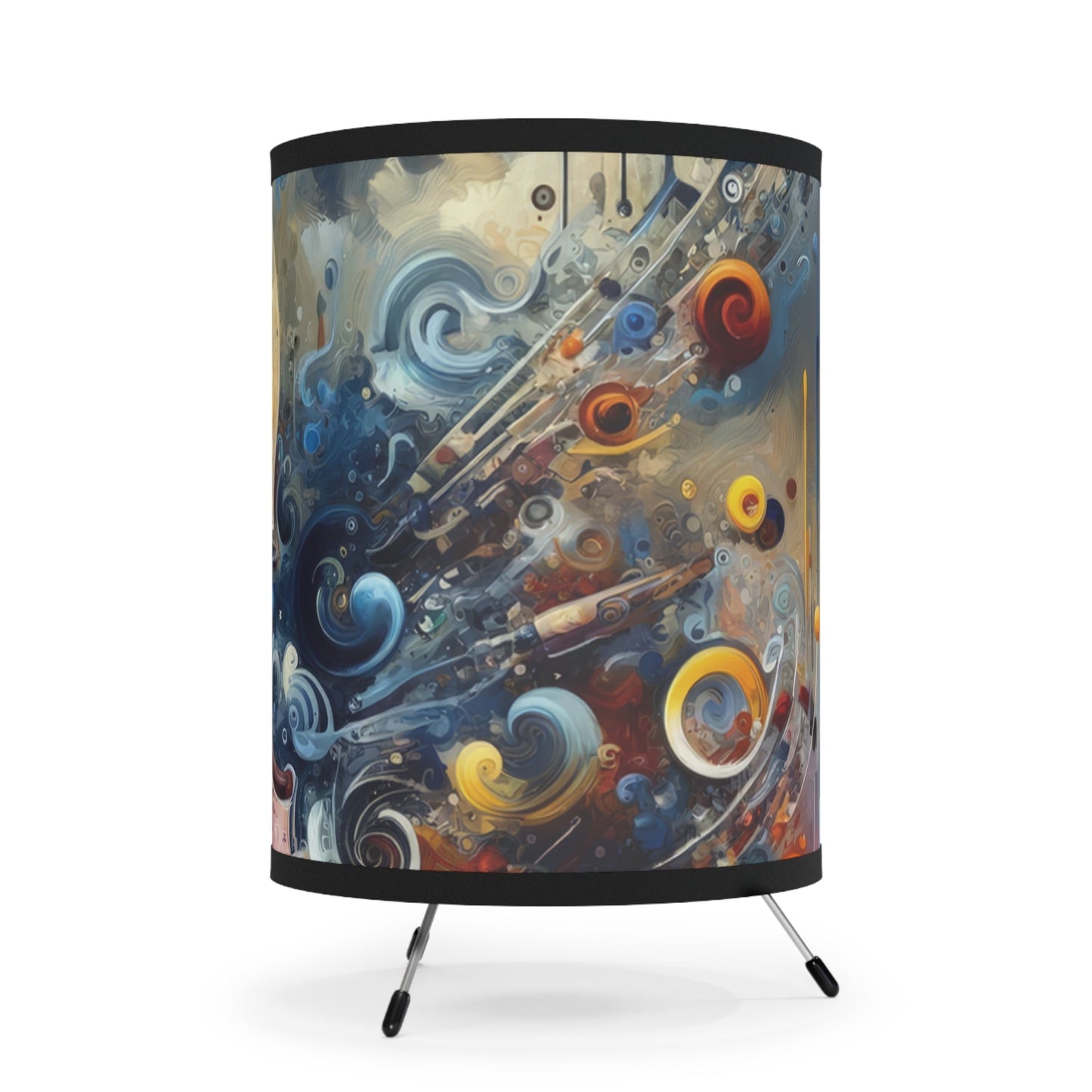 Symphonic Choices Canvas Tripod Lamp with High-Res Printed Shade, US\CA plug - ATUH.ART
