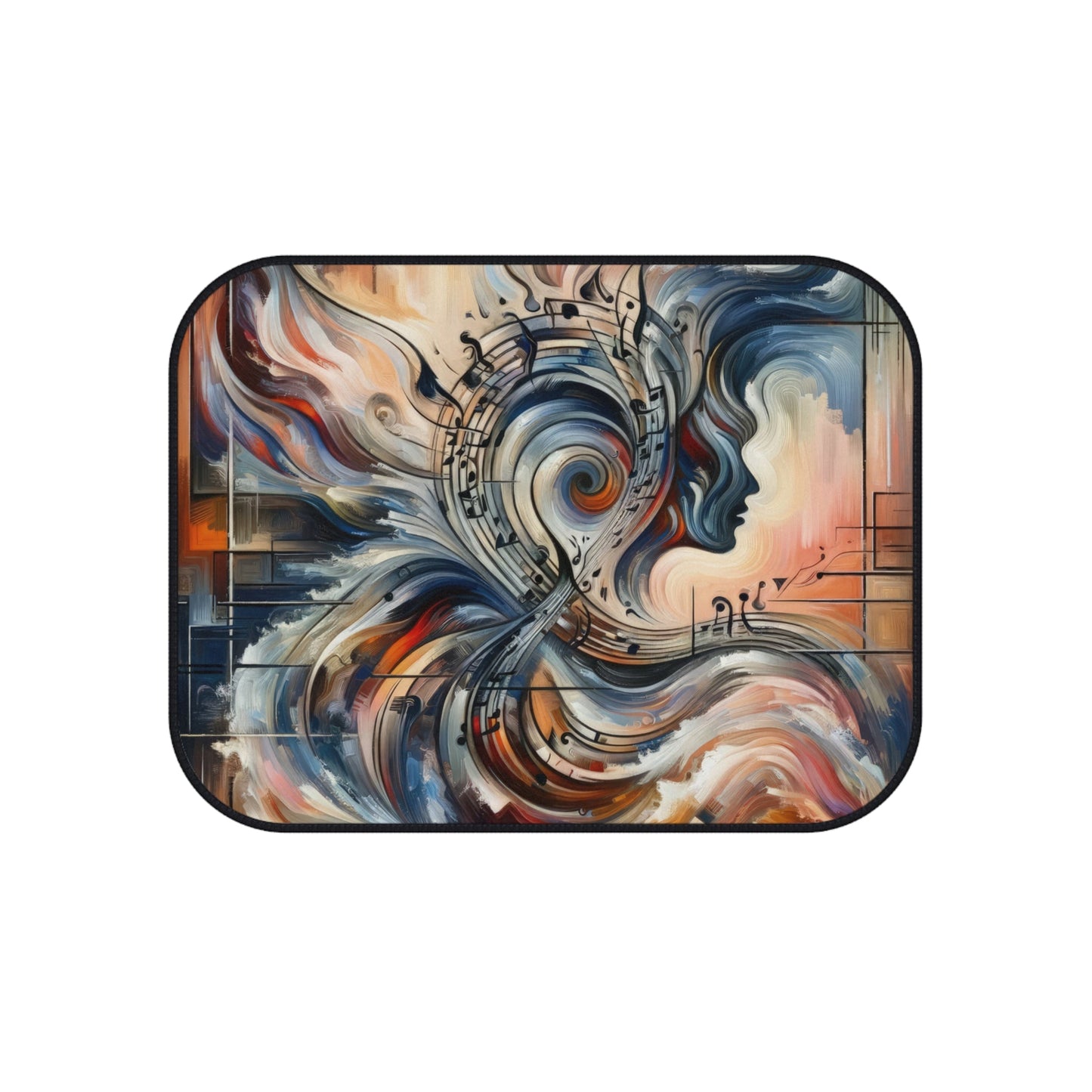 Symphonic Empathic Swirls Car Mats (Set of 4) - ATUH.ART