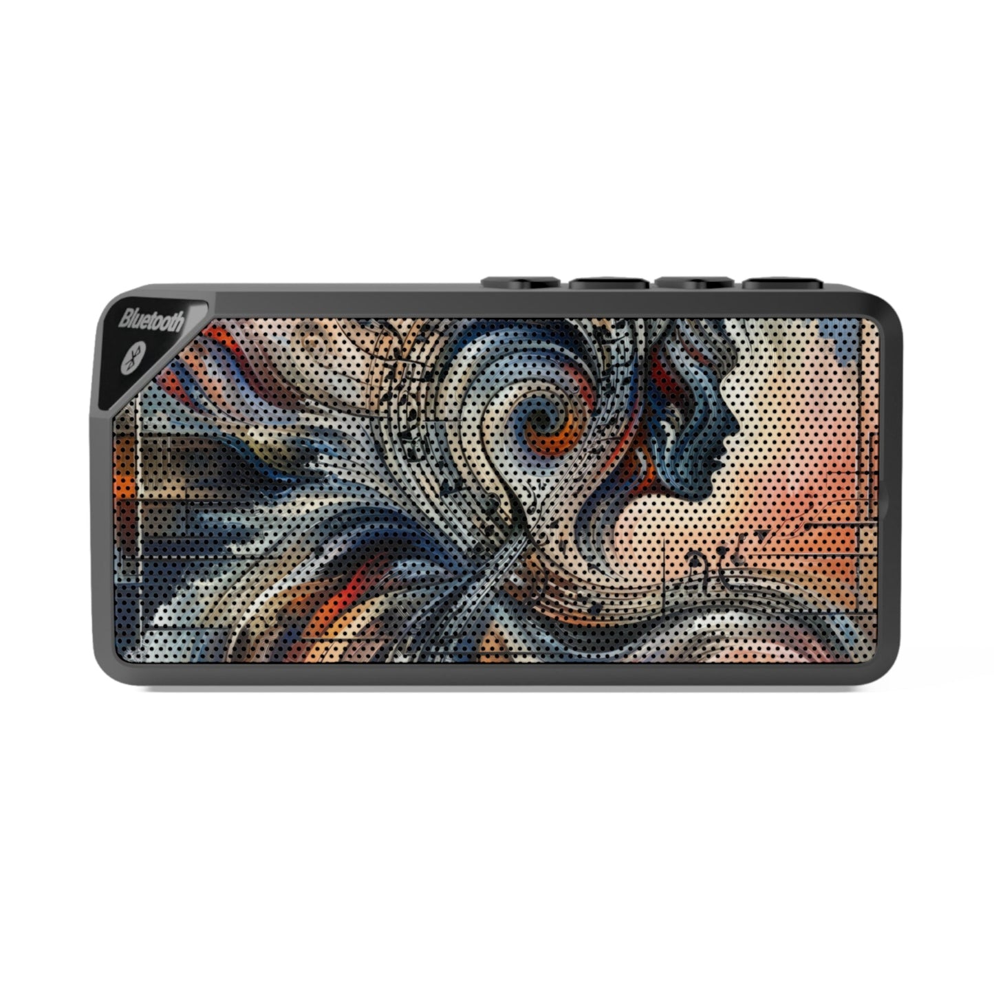 Symphonic Empathic Swirls Jabba Bluetooth Speaker - ATUH.ART