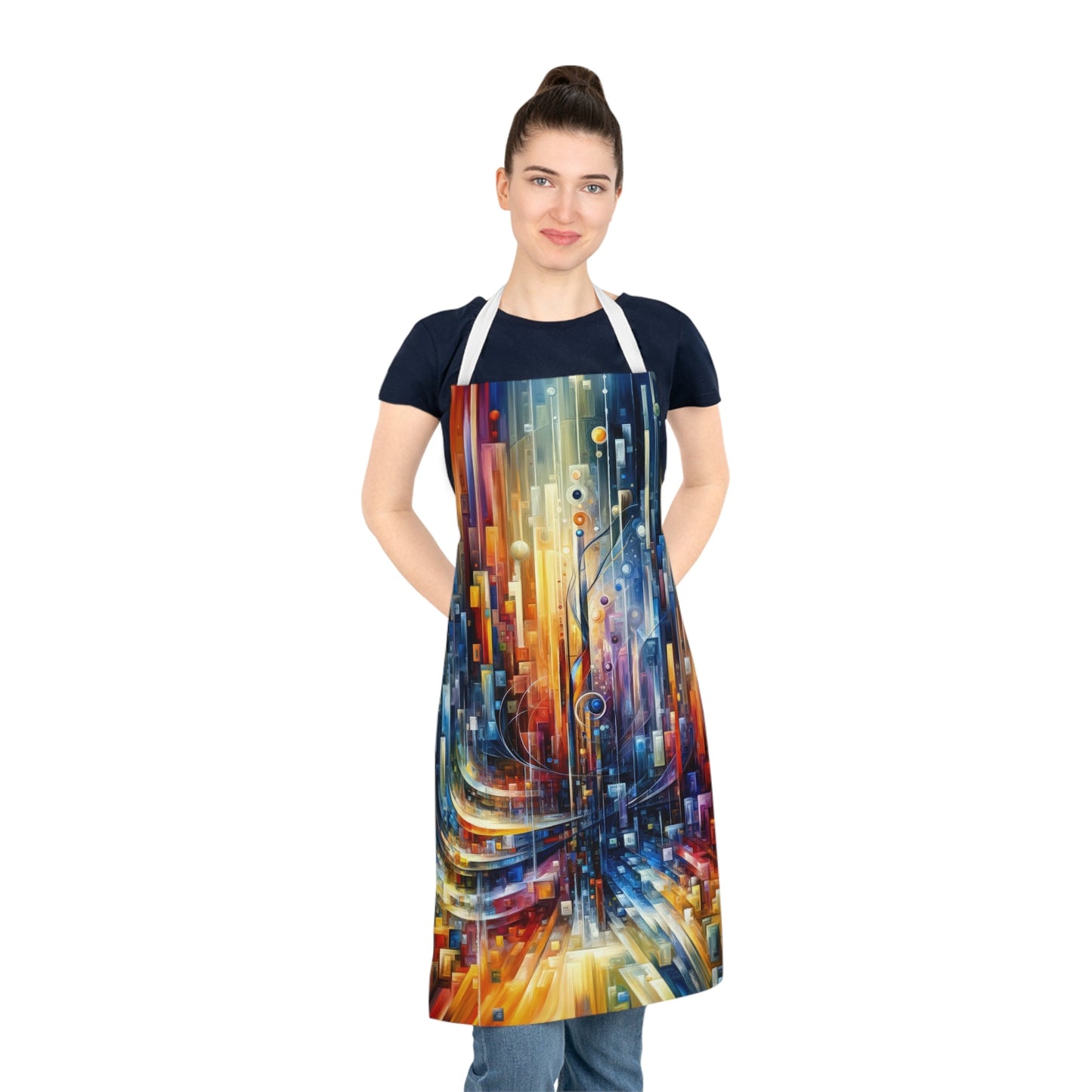 Symphonic Glass Resonance Adult Apron (AOP) - ATUH.ART