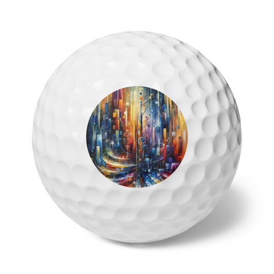 Symphonic Glass Resonance Golf Balls, 6pcs - ATUH.ART