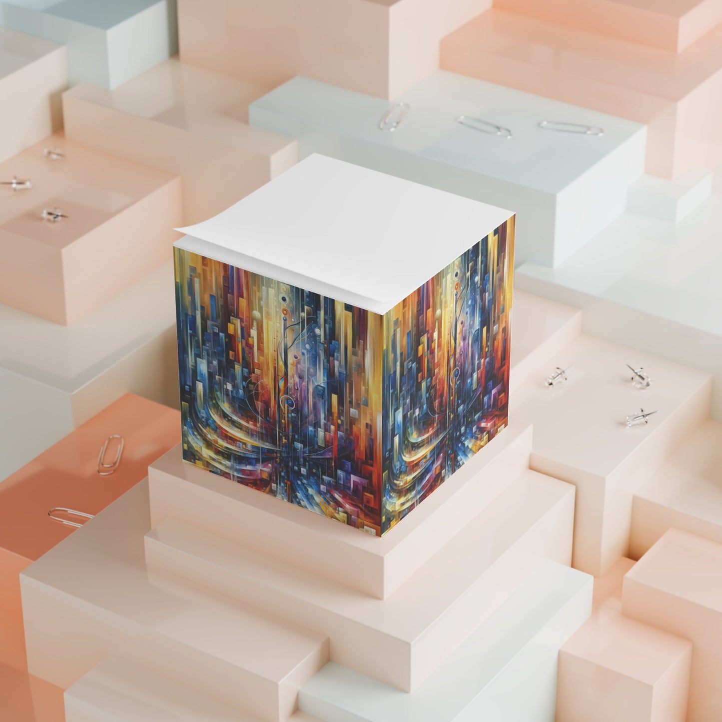Symphonic Glass Resonance Note Cube - ATUH.ART