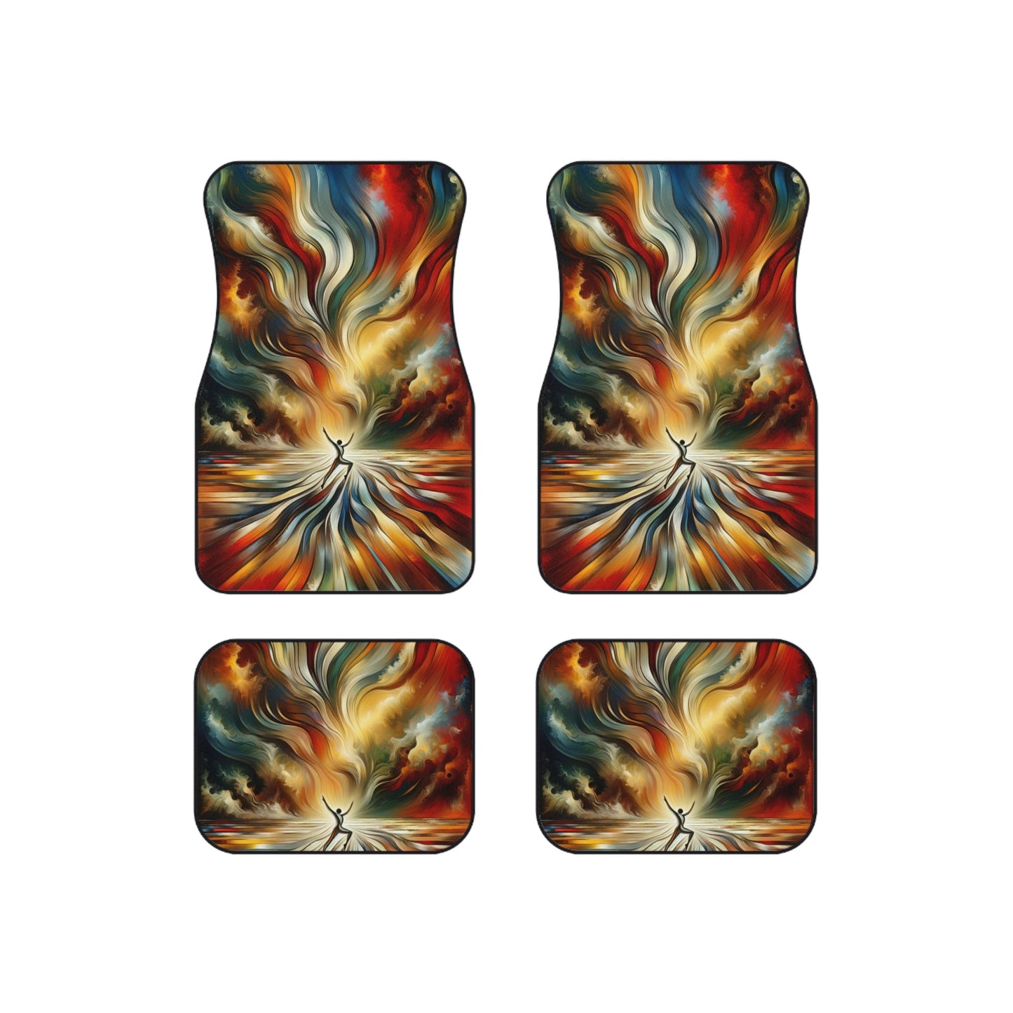 Symphonic Interconnectedness Shift Car Mats (Set of 4) - ATUH.ART