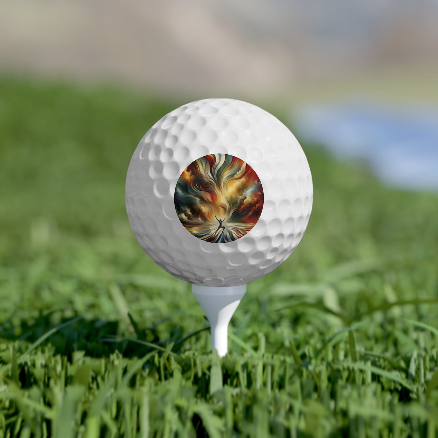 Symphonic Interconnectedness Shift Golf Balls, 6pcs - ATUH.ART
