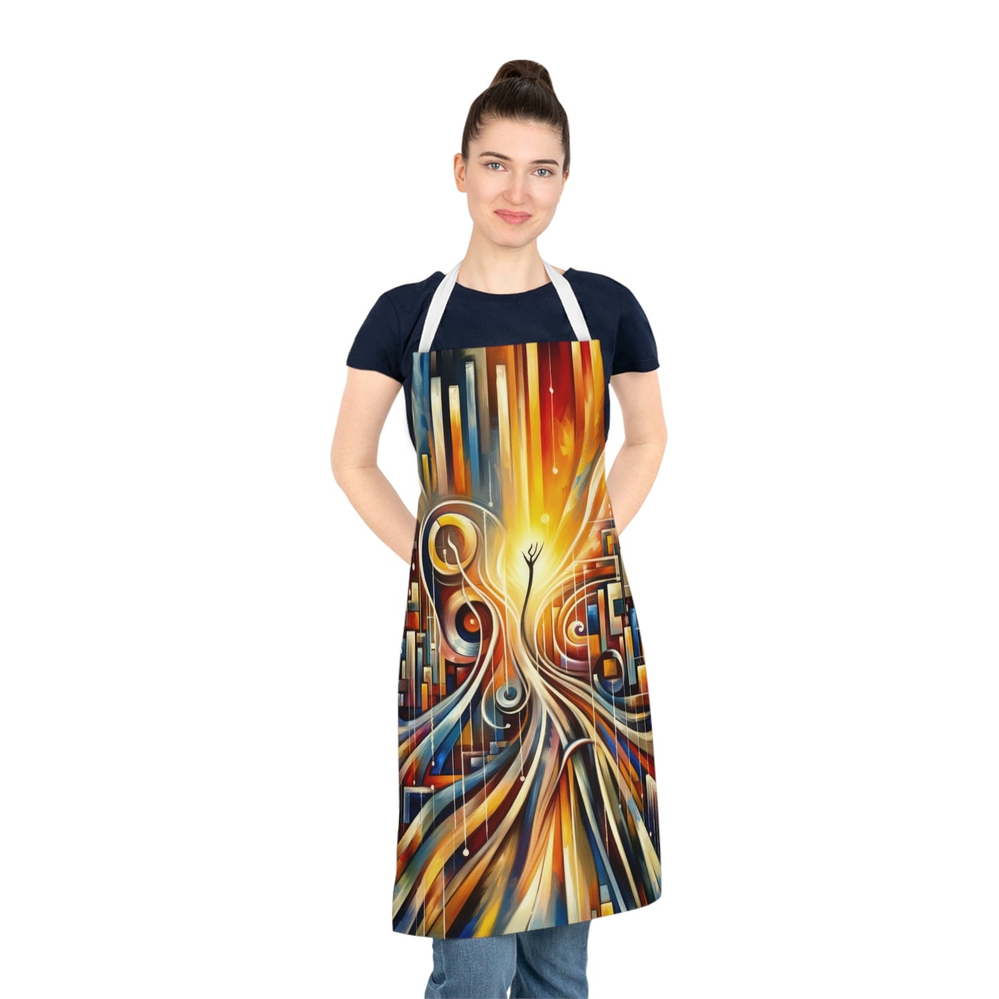 Symphonic Perspective Embarkation Adult Apron (AOP) - ATUH.ART
