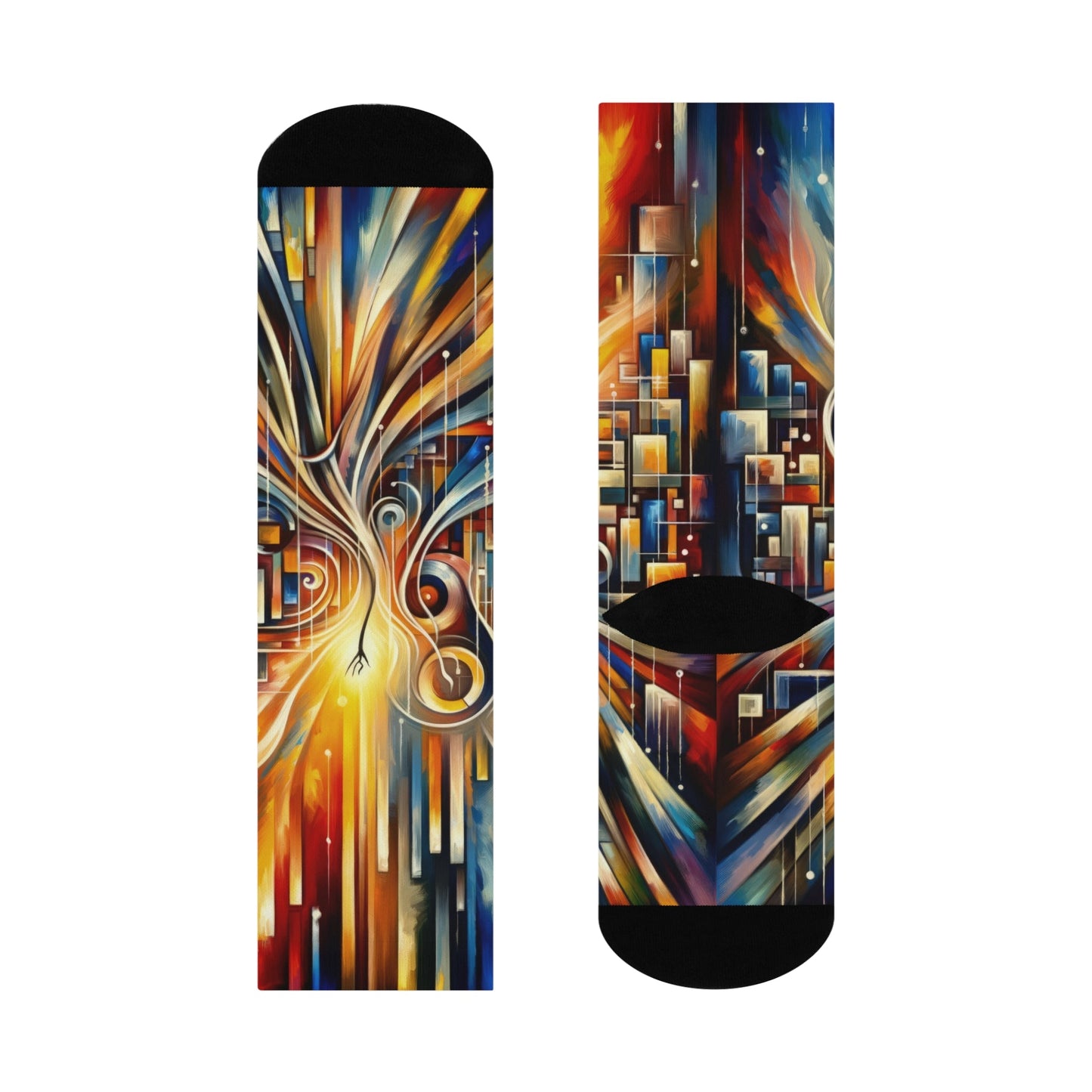 Symphonic Perspective Embarkation Cushioned Crew Socks - ATUH.ART