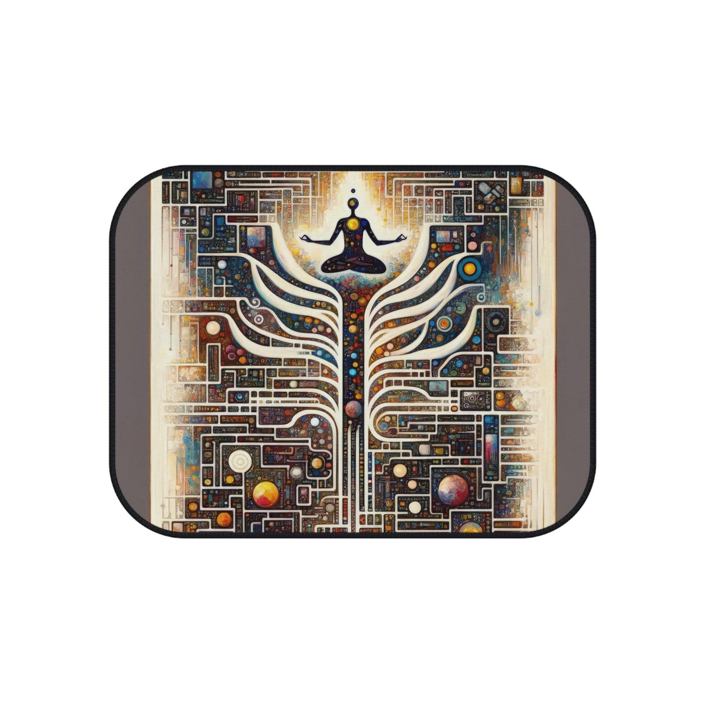 Syncing Silicon Spirituality Car Mats (Set of 4) - ATUH.ART