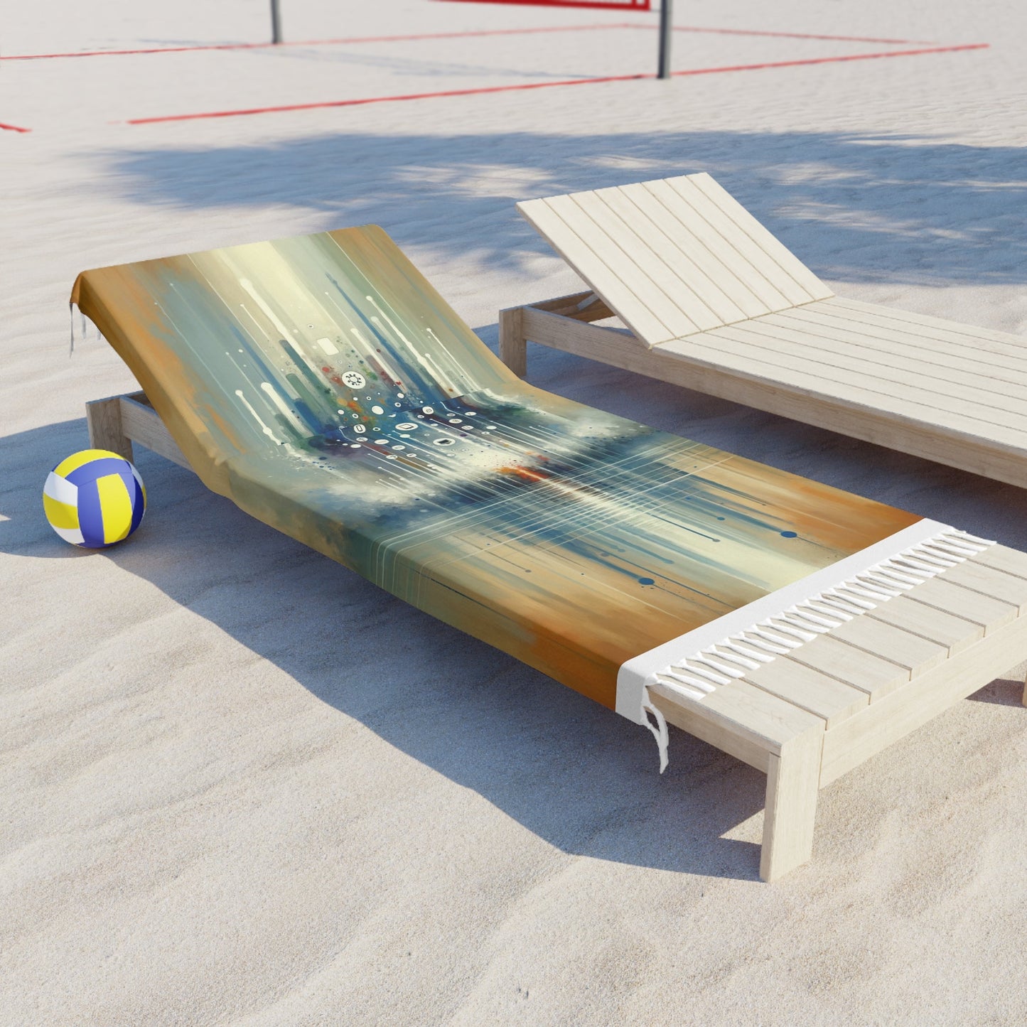 Tachism Digital Escape Boho Beach Cloth - ATUH.ART