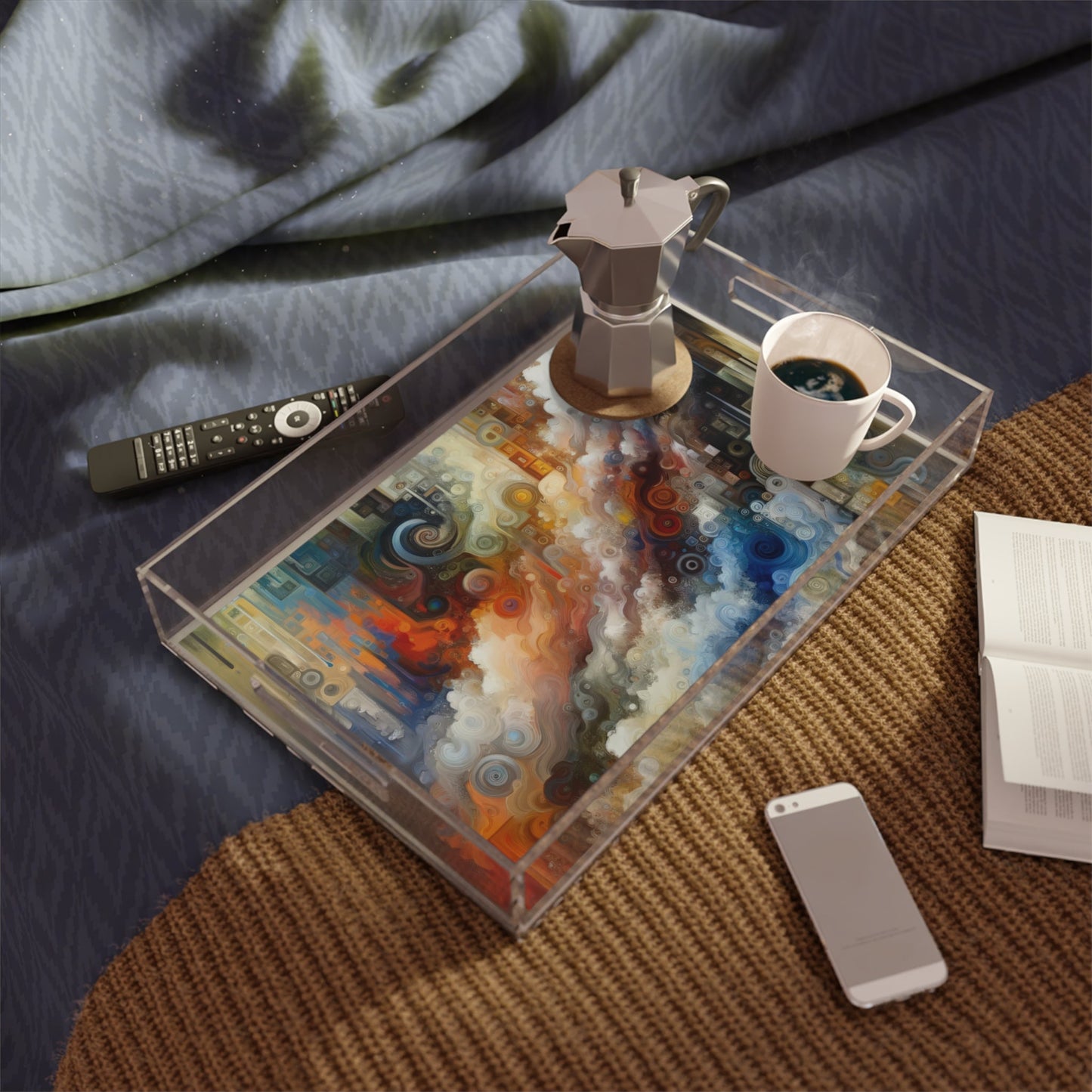 Tachist Unity Diversity Acrylic Serving Tray - ATUH.ART