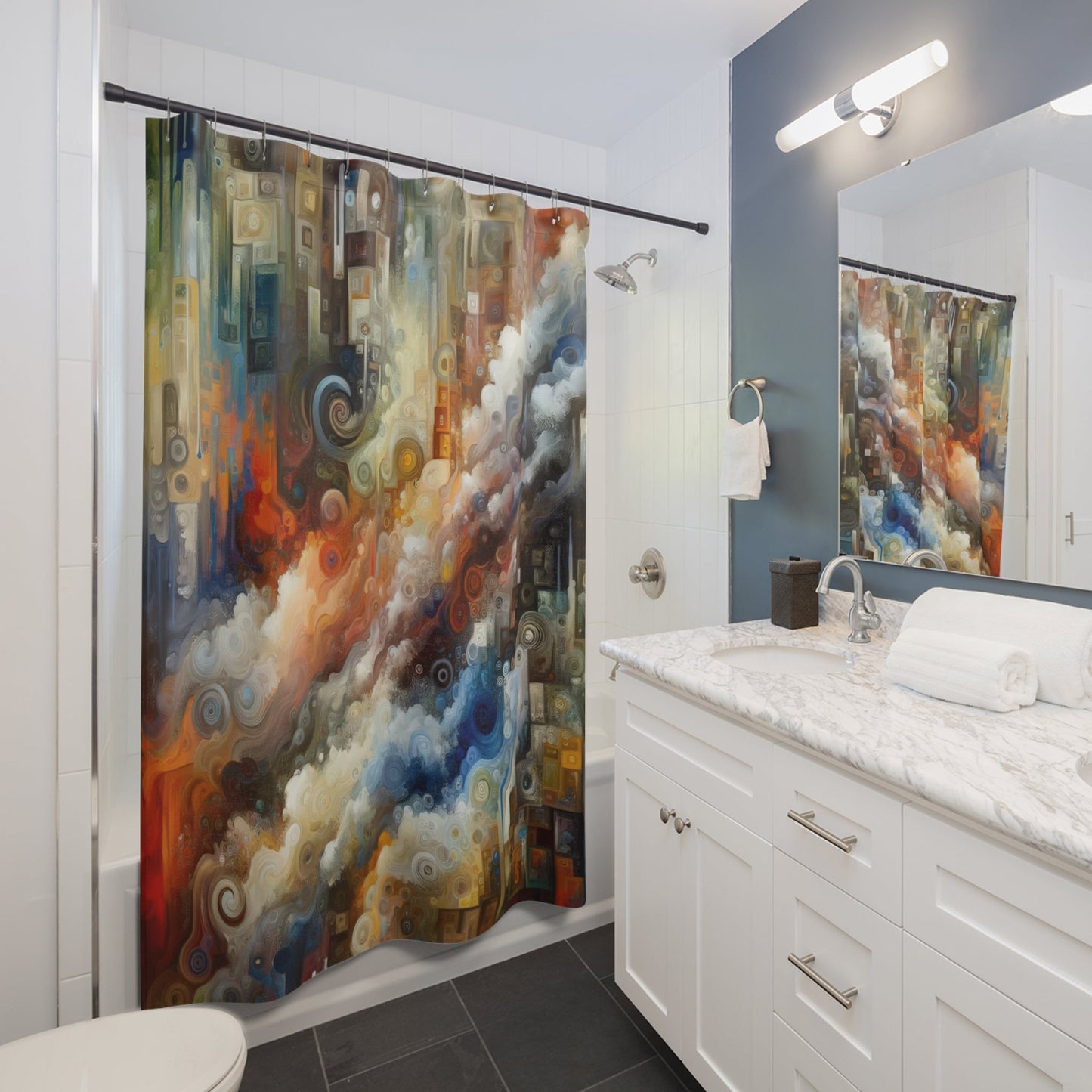 Tachist Unity Diversity Shower Curtains - ATUH.ART