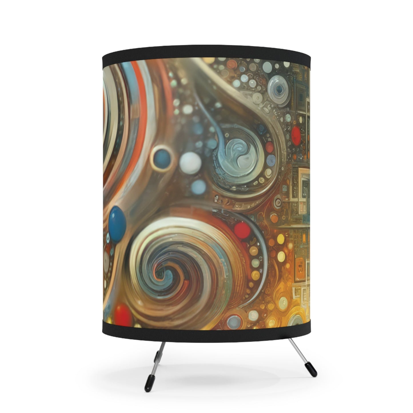 Tapestry Choice Impact Tripod Lamp with High-Res Printed Shade, US\CA plug - ATUH.ART