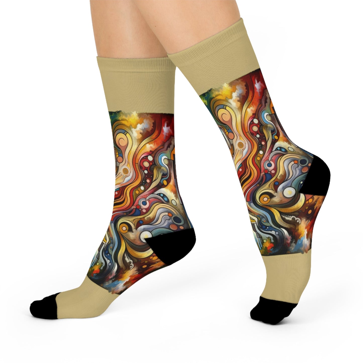 Tapestry Truths Diversity Cushioned Crew Socks - ATUH.ART