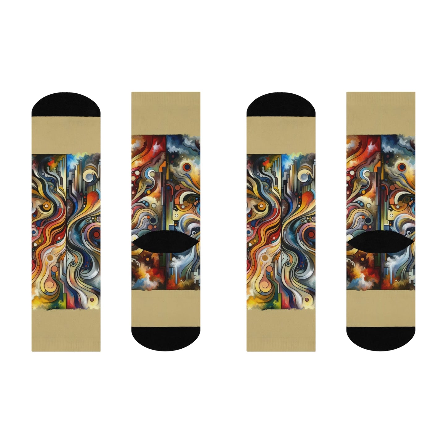 Tapestry Truths Diversity Cushioned Crew Socks - ATUH.ART
