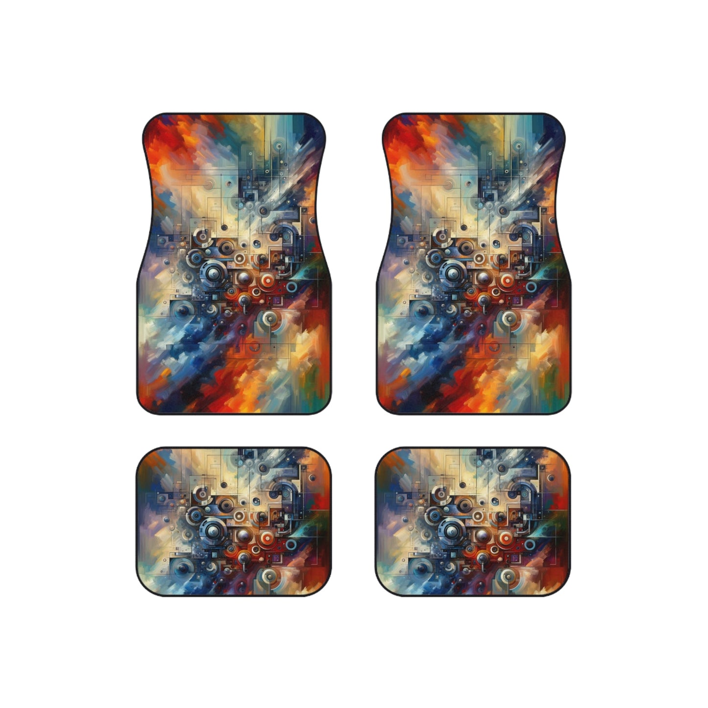 Tech Gratitude Fusion Car Mats (Set of 4) - ATUH.ART
