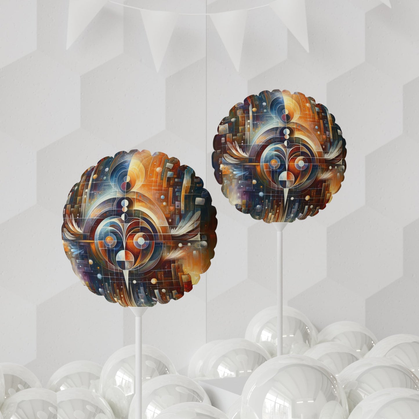 Tech Spirit Balance Balloon (Round and Heart-shaped), 11" - ATUH.ART