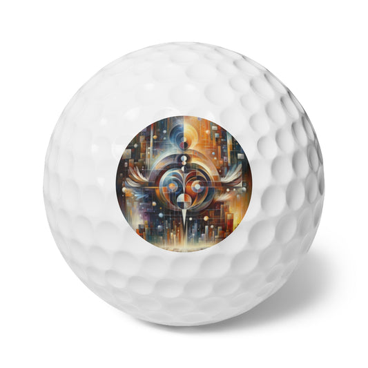 Tech Spirit Balance Golf Balls, 6pcs - ATUH.ART