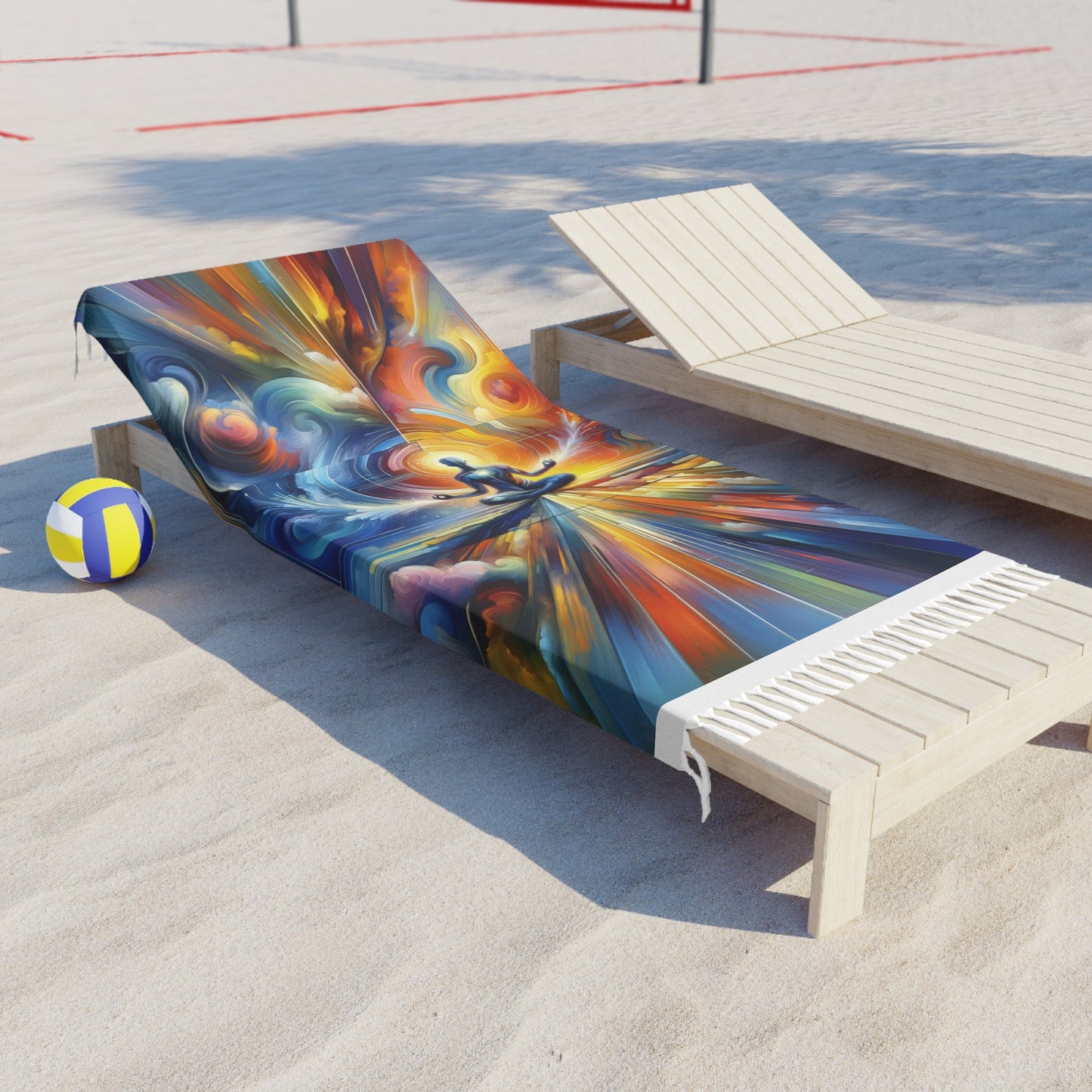 Techno Spiritual Synthesis Boho Beach Cloth - ATUH.ART