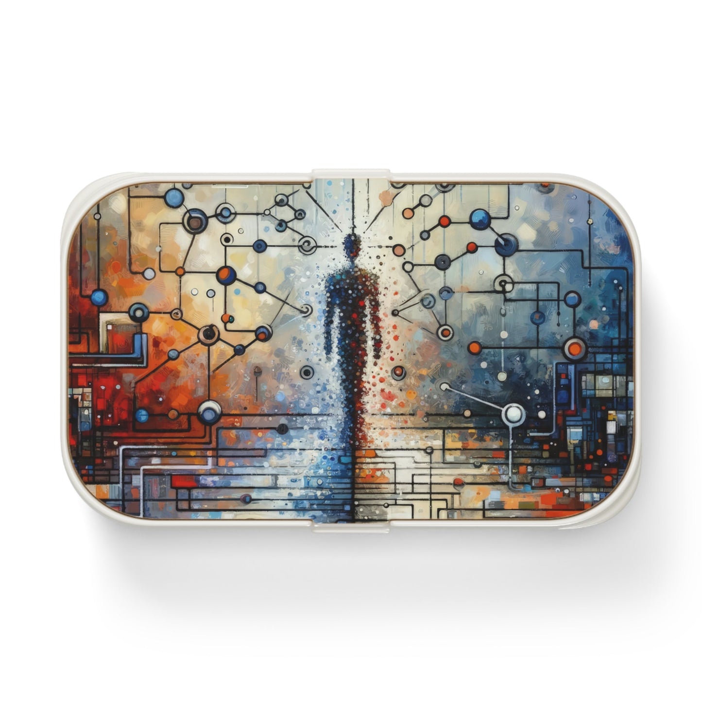 Technological Connectivity Bridge Bento Lunch Box - ATUH.ART