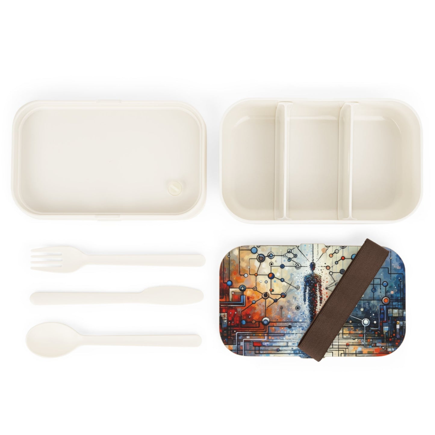 Technological Connectivity Bridge Bento Lunch Box - ATUH.ART