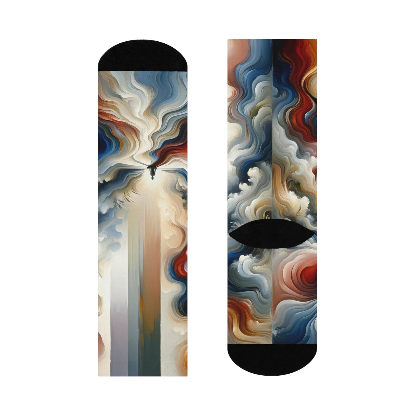 Tranquil Haven Respite Cushioned Crew Socks - ATUH.ART