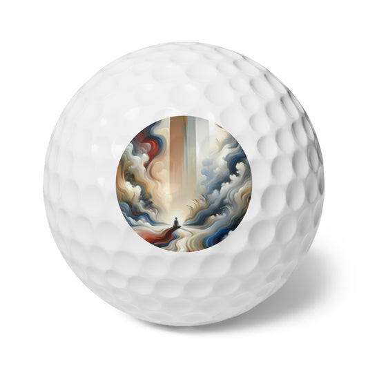 Tranquil Haven Respite Golf Balls, 6pcs - ATUH.ART