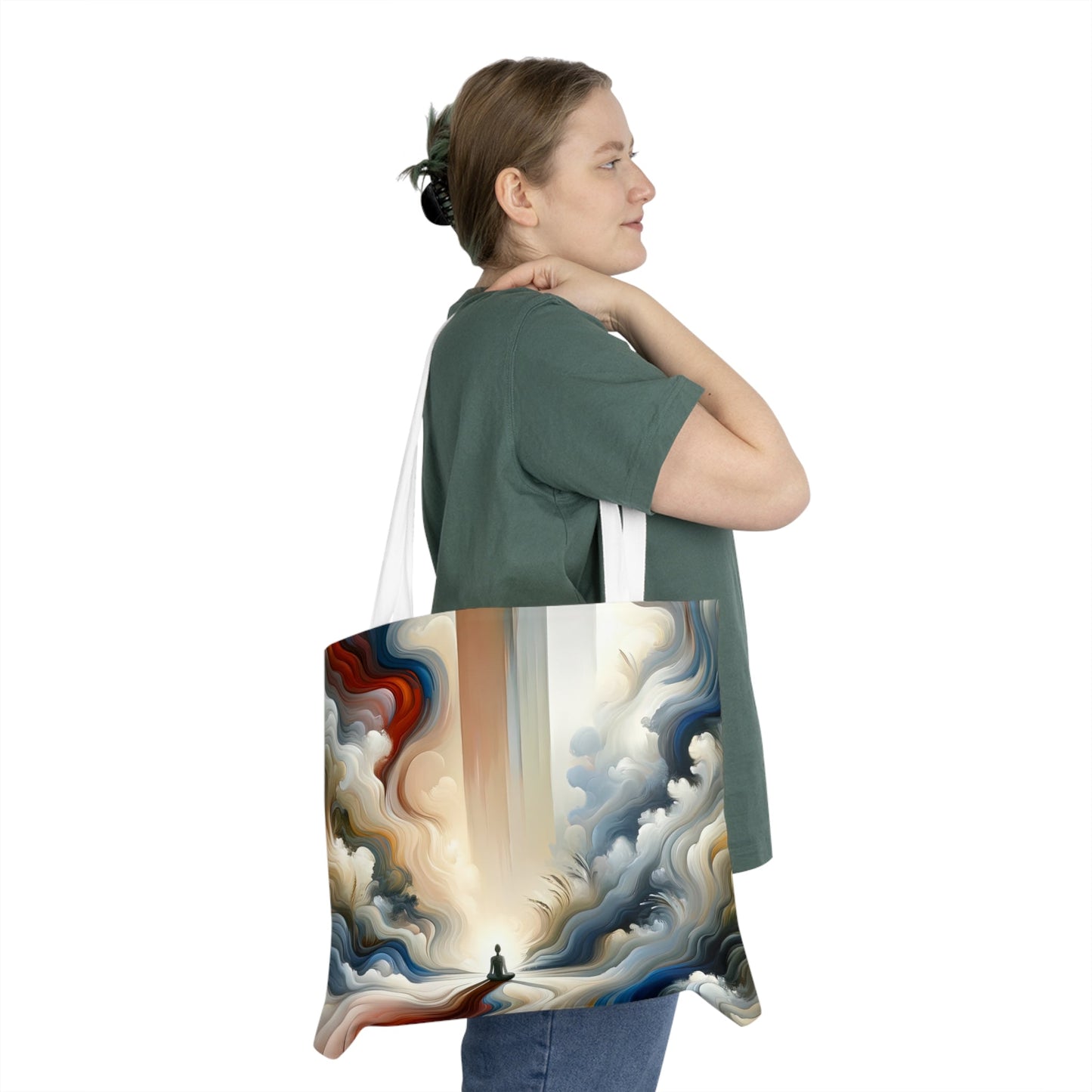 Tranquil Haven Respite Shoulder Tote Bag (AOP) - ATUH.ART