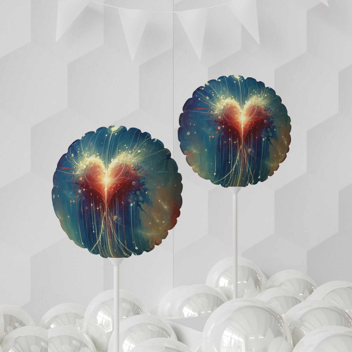 Transcendent Connection Beauty Balloon (Round and Heart-shaped), 11" - ATUH.ART