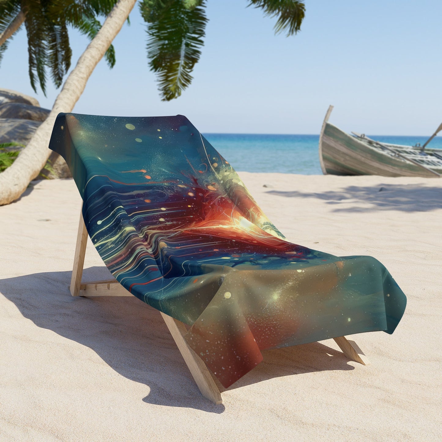 Transcendent Connection Beauty Beach Towel - ATUH.ART