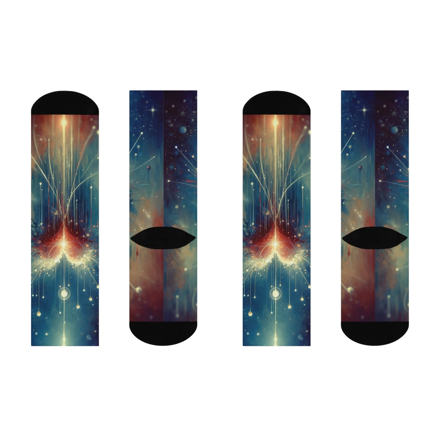 Transcendent Connection Beauty Cushioned Crew Socks - ATUH.ART