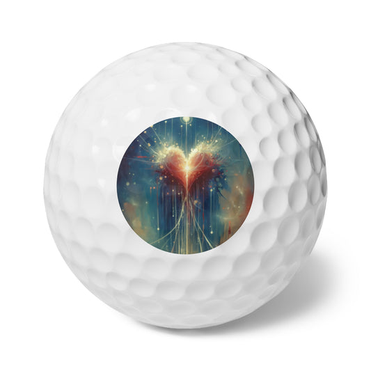 Transcendent Connection Beauty Golf Balls, 6pcs - ATUH.ART