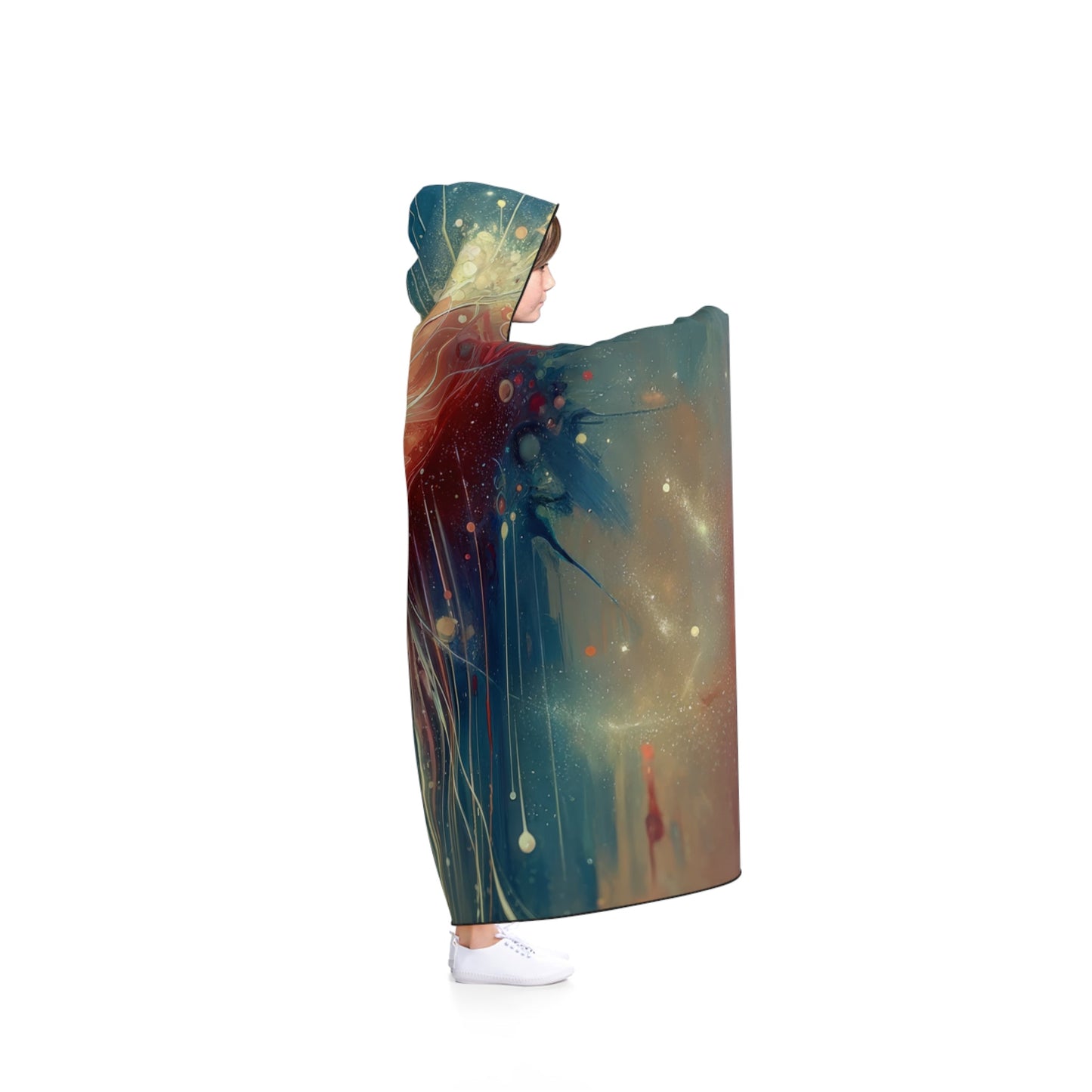 Transcendent Connection Beauty Hooded Blanket - ATUH.ART