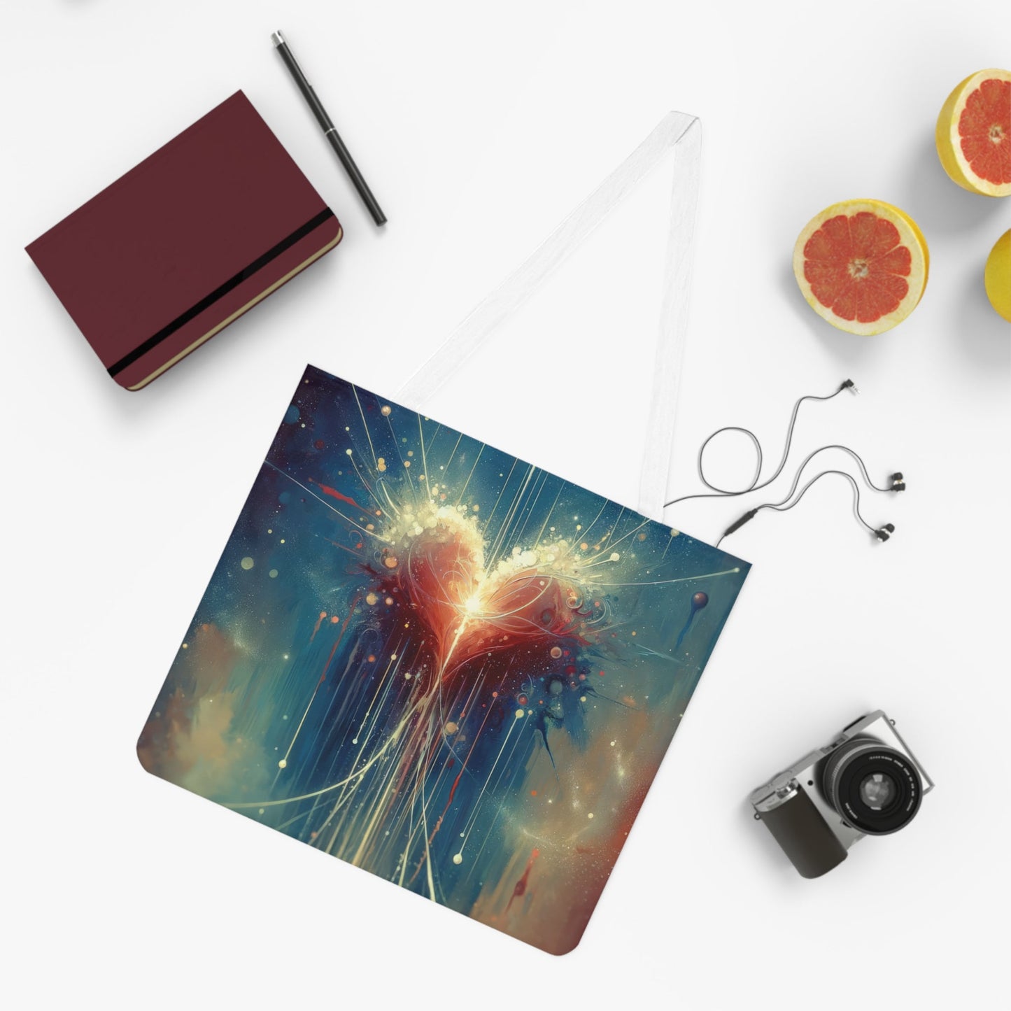 Transcendent Connection Beauty Shoulder Tote Bag (AOP) - ATUH.ART