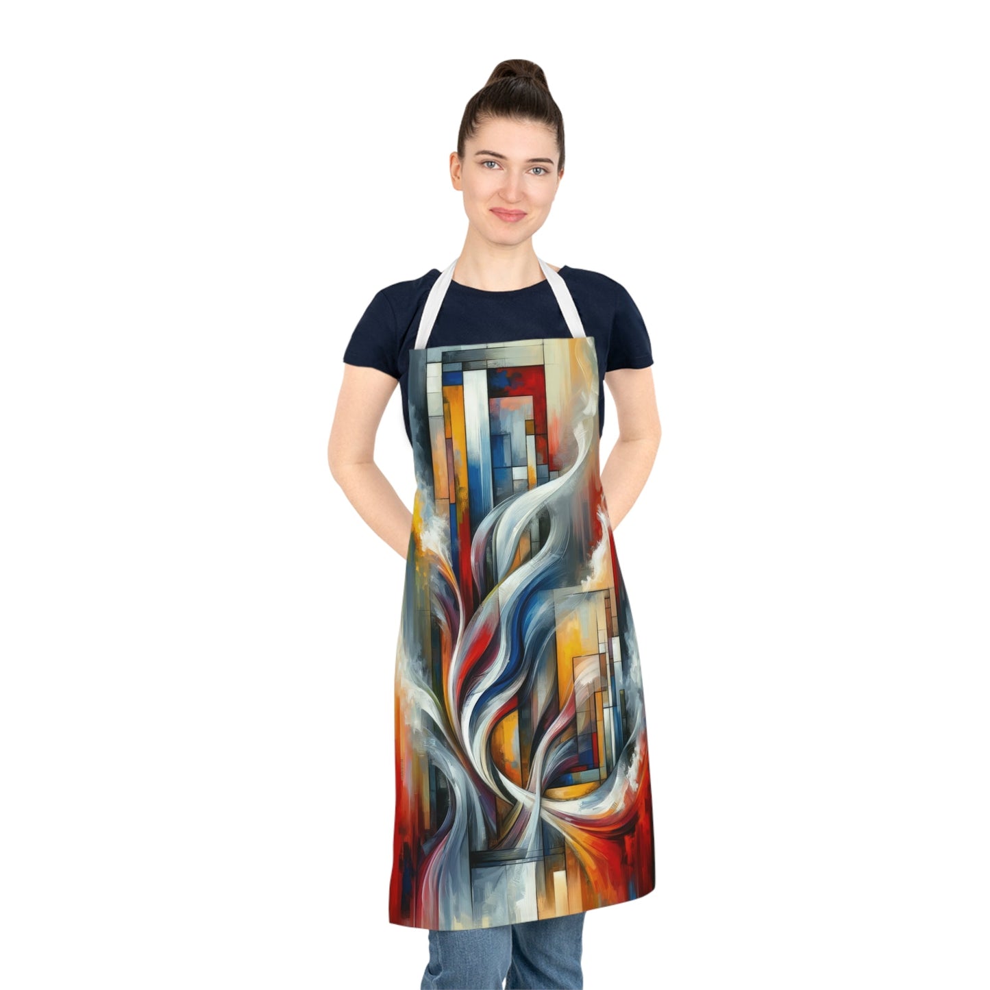 Transcending Abstract Limitations Adult Apron (AOP) - ATUH.ART