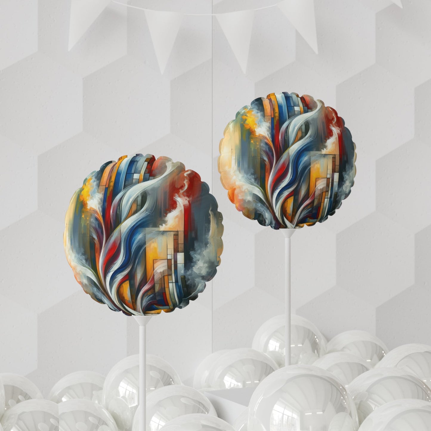 Transcending Abstract Limitations Balloon (Round and Heart-shaped), 11" - ATUH.ART