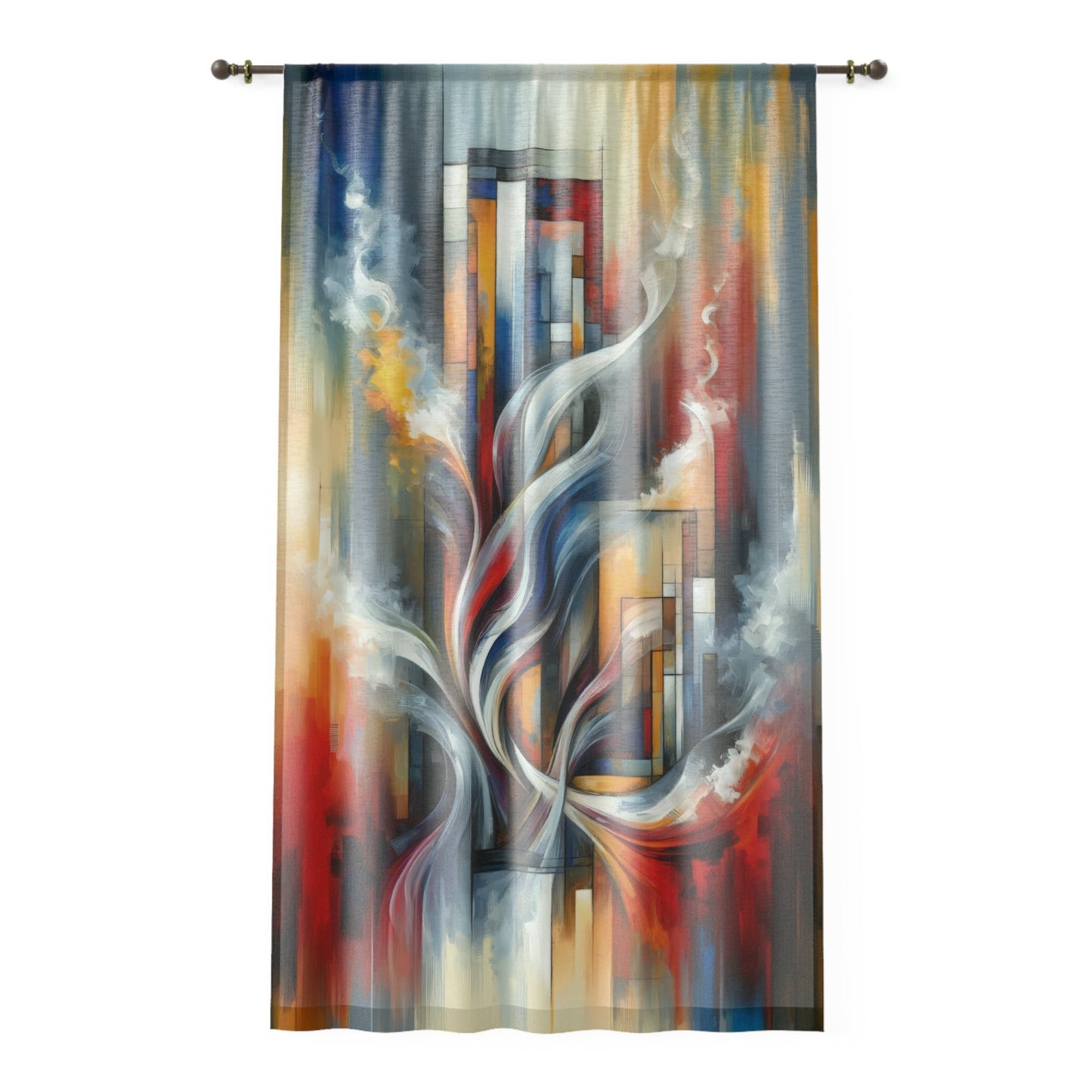 Transcending Abstract Limitations Window Curtain - ATUH.ART