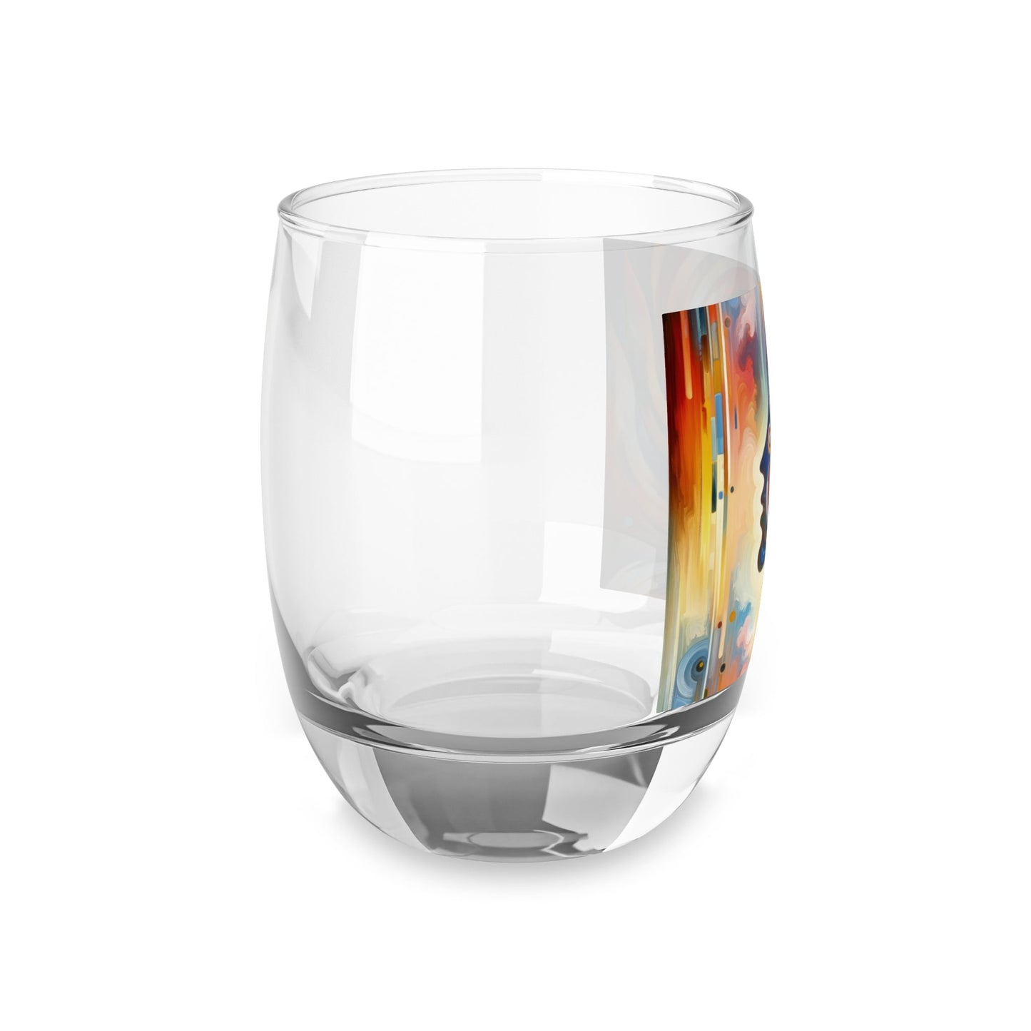 Transformative Harmonic Tachism Whiskey Glass - ATUH.ART
