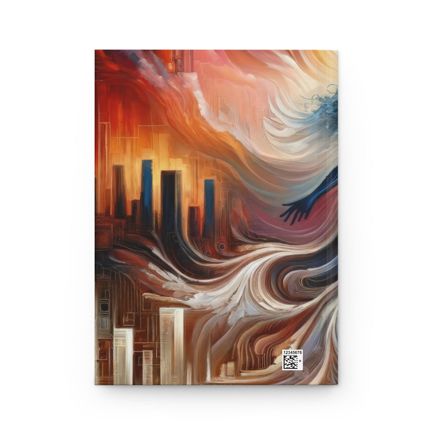 Transformative Tachism Emergence Hardcover Journal Matte - ATUH.ART