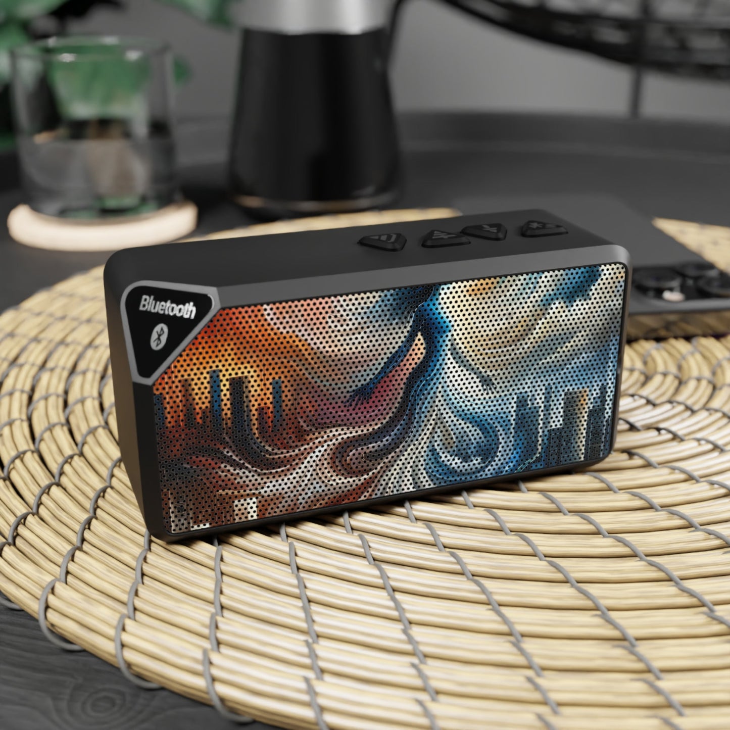 Transformative Tachism Emergence Jabba Bluetooth Speaker - ATUH.ART