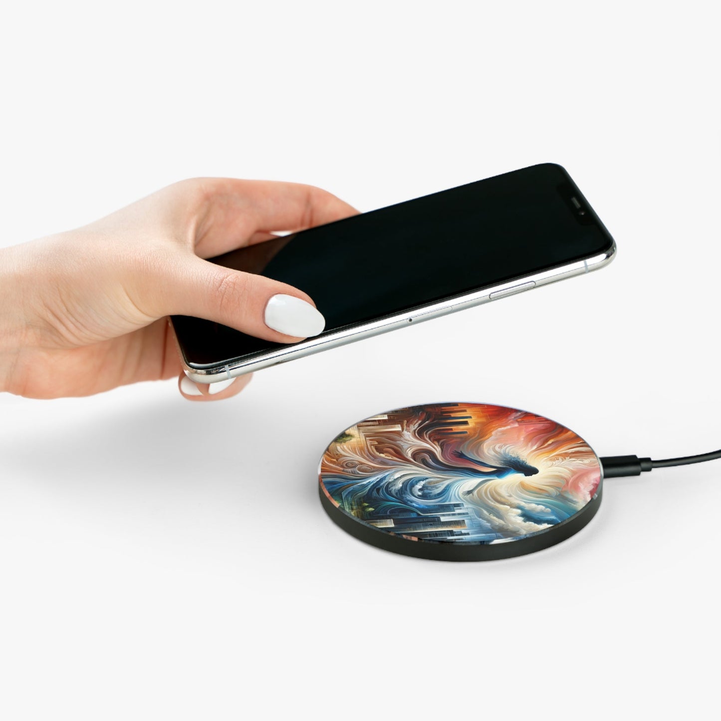 Transformative Tachism Emergence Wireless Charger - ATUH.ART